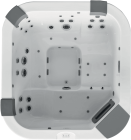 Jacuzzi Santorini školjka Porcelan