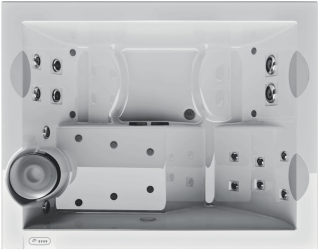 Jacuzzi Unique Porcelan školjka