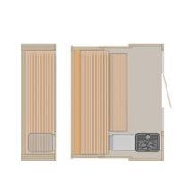 Velikost S1 složljive savne M